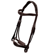 ExionPro Broad Wave Shape Designer Fancy Dressage Bridle & Web Reins