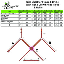 Replacement Crownpiece of ExionPro Broad Crownpiece Designer Fully Adjustable Figure 8 Bridle