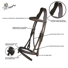 ExionPro Detachable Flash Thin Raised Bridle with Reins