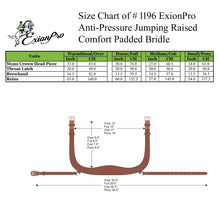 ExionPro Anti-Pressure Dressage Raised Comfort Padded Bridle