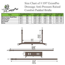 Replacement Crownpiece of ExionPro Dressage Anti-Pressure Raised Comfort Padded Bridle