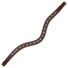 ExionPro Elegant Blue & Clear Crystal Browband