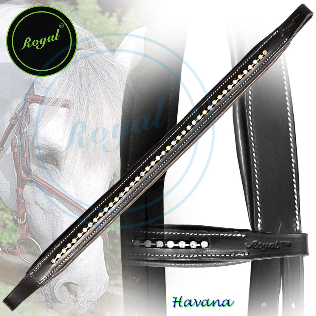 ExionPro Elegant Tiny Sparkling Crystal Padded Browband