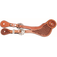 Western Leather Spur Straps - Clemson