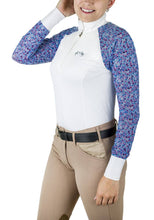 Equine Couture Women Smyrna Printed Long Sleeve Show Shirt