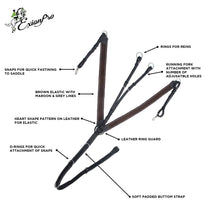 ExionPro Heart Shape 3 Point Breastplate - Matching Elastic