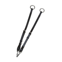 ExionPro Wide Elastic 3 Point Breastplate - Grey Elastic & White Lines