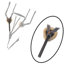 ExionPro 5 Point Breastplate with Sheepskin Padding - Grey Elastic & White Lines