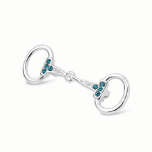 Small Silver Plated Snaffle Bit Stock Pin
