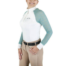 Equine Couture Women Smyrna Printed Long Sleeve Show Shirt