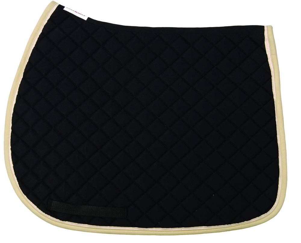 TuffRider Basic All Purpose Saddle Pad with Trim and Piping