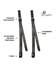ExionPro Nylon Lined Stirrup Leathers