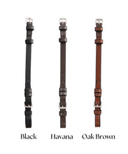 ExionPro Bridle Cheek Pieces With Buckle Fastening - Matching Stitching