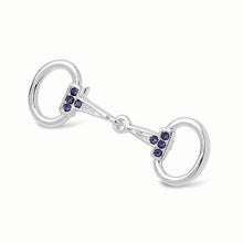 Small Silver Plated Snaffle Bit Stock Pin