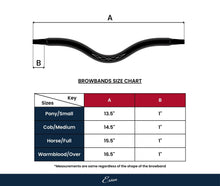 ExionPro Elegant Deep Curved Soft Padded Siam Crystal Decorated Browband