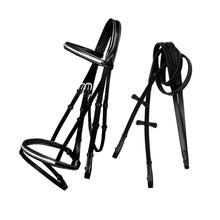 ExionPro SS Clincher Studded Bridle With Flash and Reins