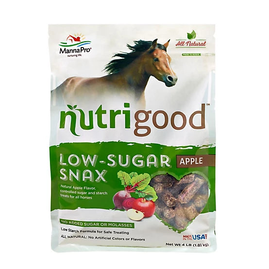 Nutrigood Low-Sugar Snax for Horses - Apple, 4 lbs
