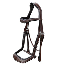 Replacement Crownpiece of ExionPro Anti-Pressure Jumping Raised Padded Fancy Wave Stitched Bridle