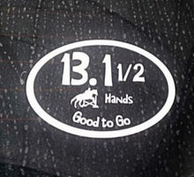 Marathon Style Equestrian Decal - KJ Creations 