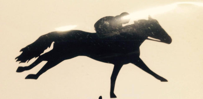 Racehorse  Decal (side view) - KJ Creations 