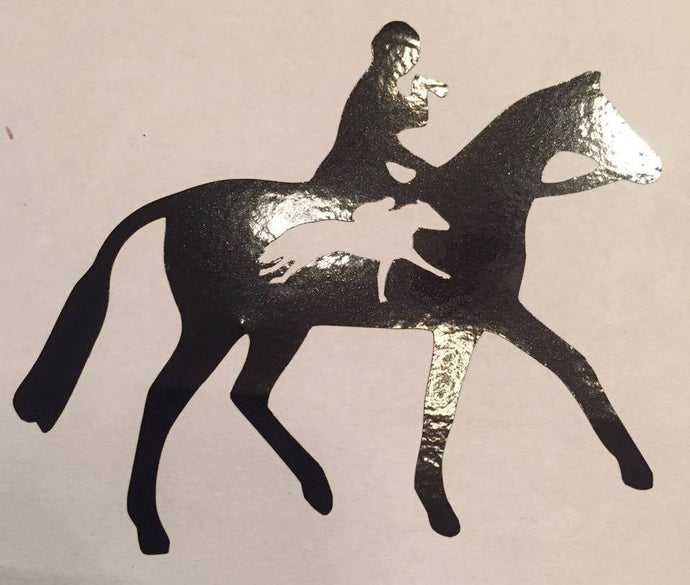 OTTB Foxhunter Decal (Side View) - KJ Creations 