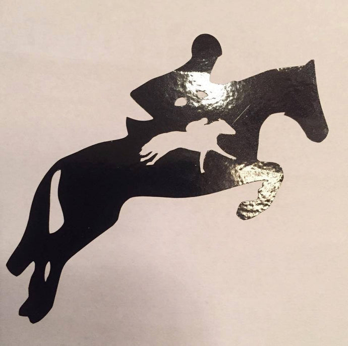OTTB Hunter Decal (Side View) - KJ Creations 