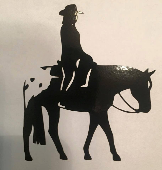 Western Pleasure Appaloosa Decal - KJ Creations 