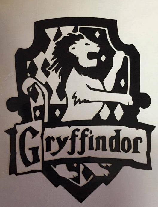 Harry Potter Gryffindor House Decal - KJ Creations 