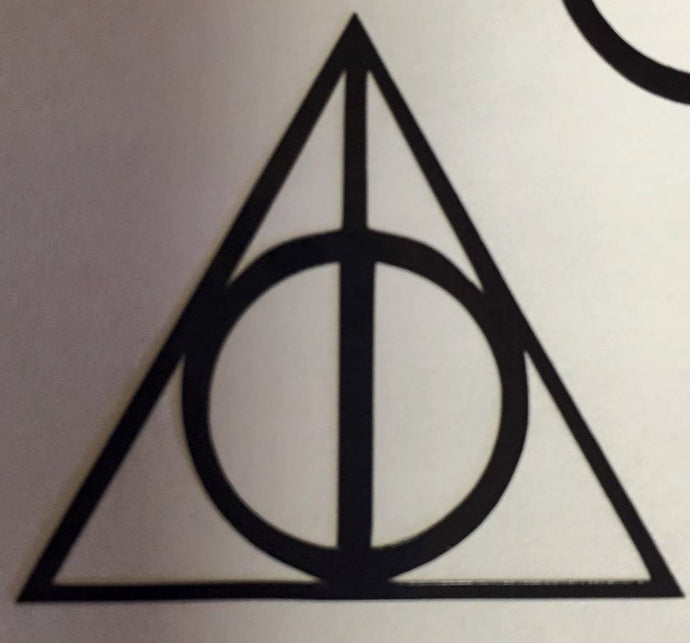 Harry Potter Deathly Hollows Decal - KJ Creations 