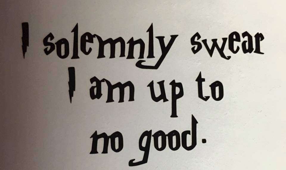 Harry Potter Solemnly Swear Decal - KJ Creations 