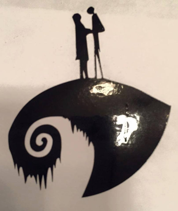 Nightmare before Christmas Jack & Sally Decal - KJ Creations 