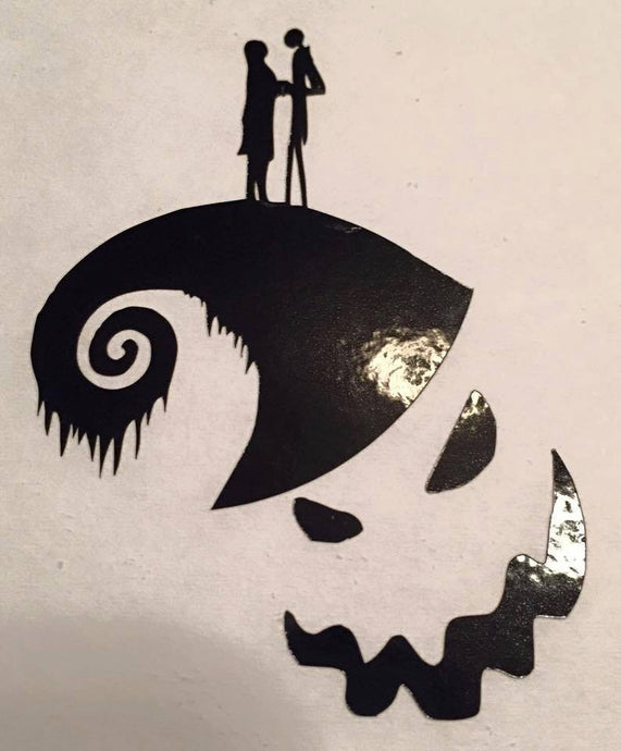 Nightmare before Christmas Jack, Sally, & Oggie Boogie Decal - KJ Creations 