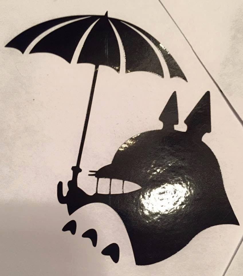 Hayao Miyazaki Totoro Decal - KJ Creations 