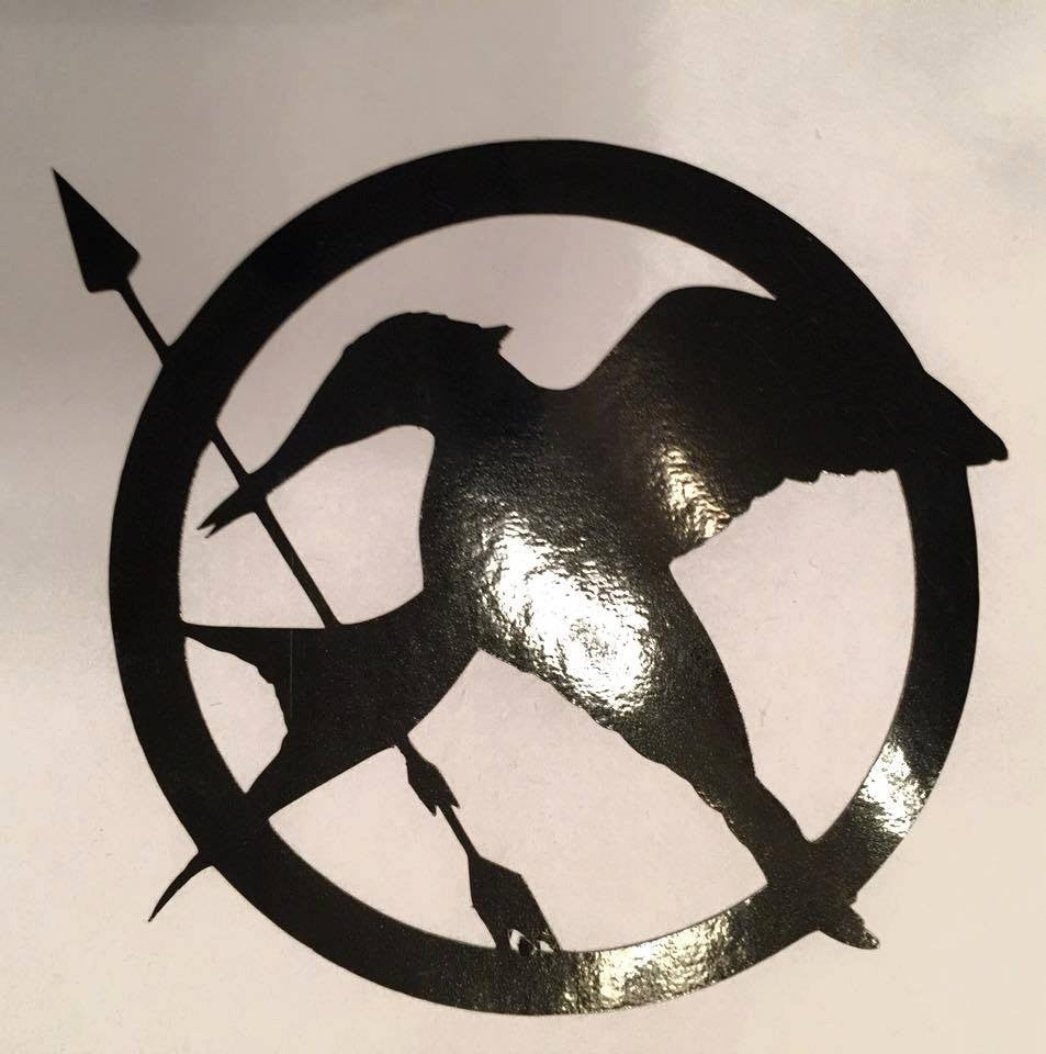 Hunger Games Mockingjay Decal - KJ Creations 