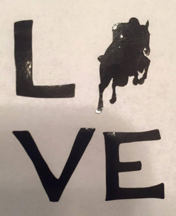 LOVE Jumper  Decal - KJ Creations 