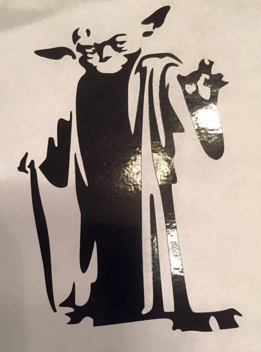 Starwars Yodi Decal - KJ Creations 