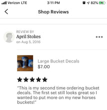 Bucket Decals