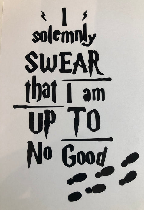 HP Inspired Solemnly Swear  Decal