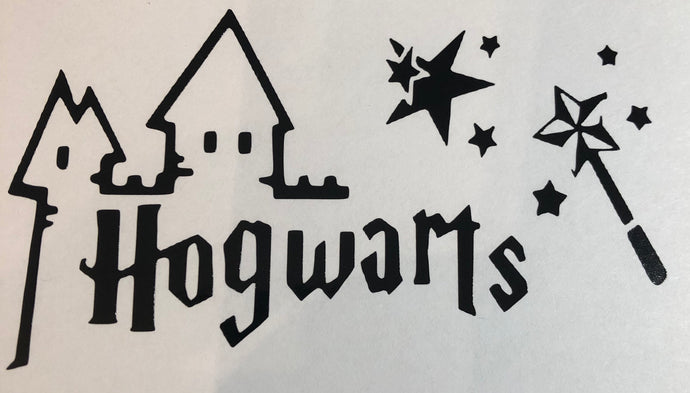 HP Inspired Castle outline  Decal
