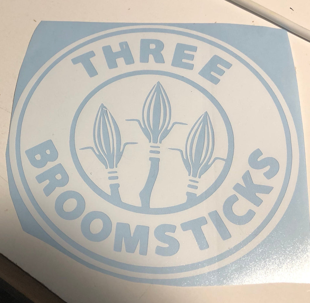 HP 3 Broomsticks Coffee Co Decal