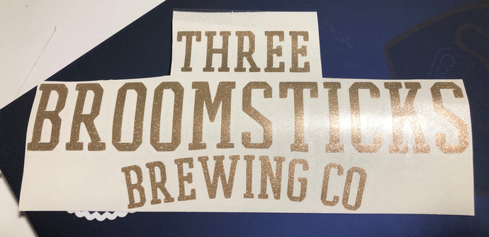 HP Inspired 3 Broomsticks Brewing Decal
